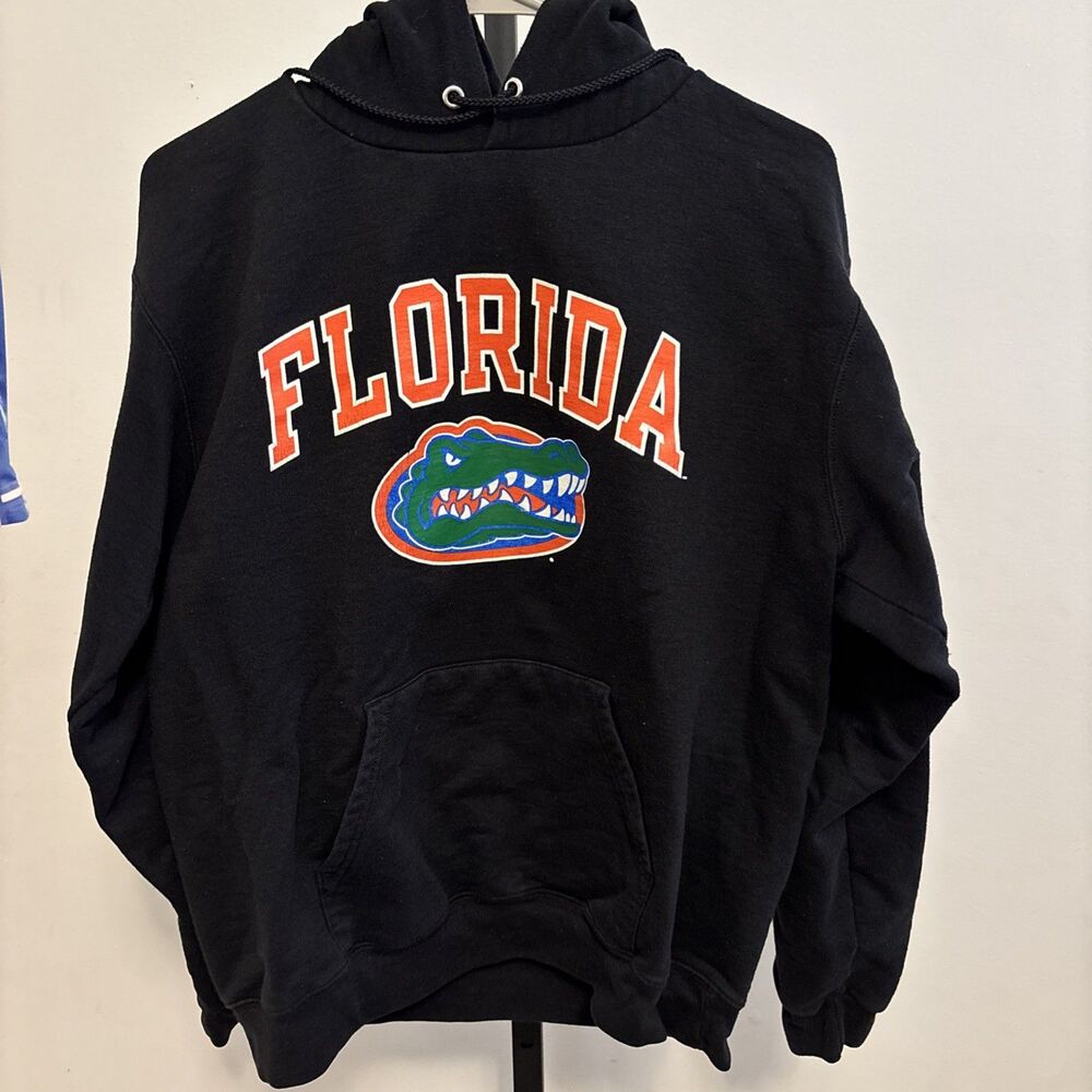 NCAA Champion Florida Gators Hoodie Sweatshirt Men's M Black Pullover